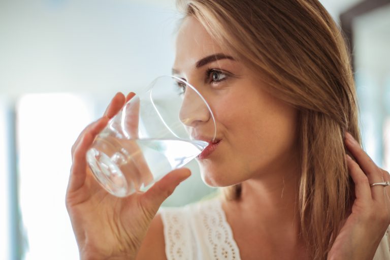 drinking water