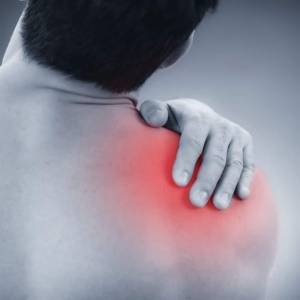 Man with shoulder pain in Landover, MD