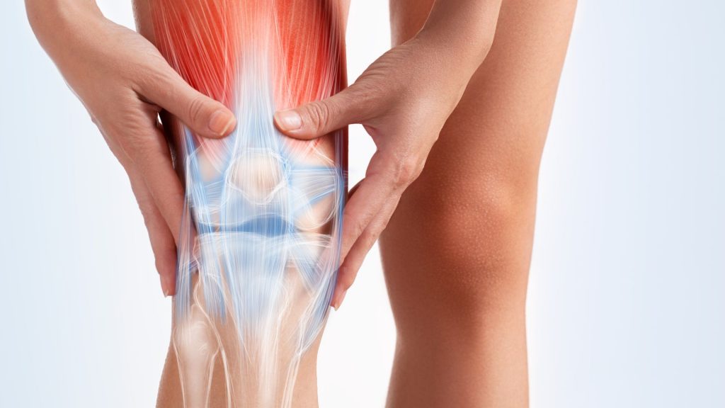 a knee that needs a joint injection to help reduce pain so that they can continue rehab exercises at kaizo health