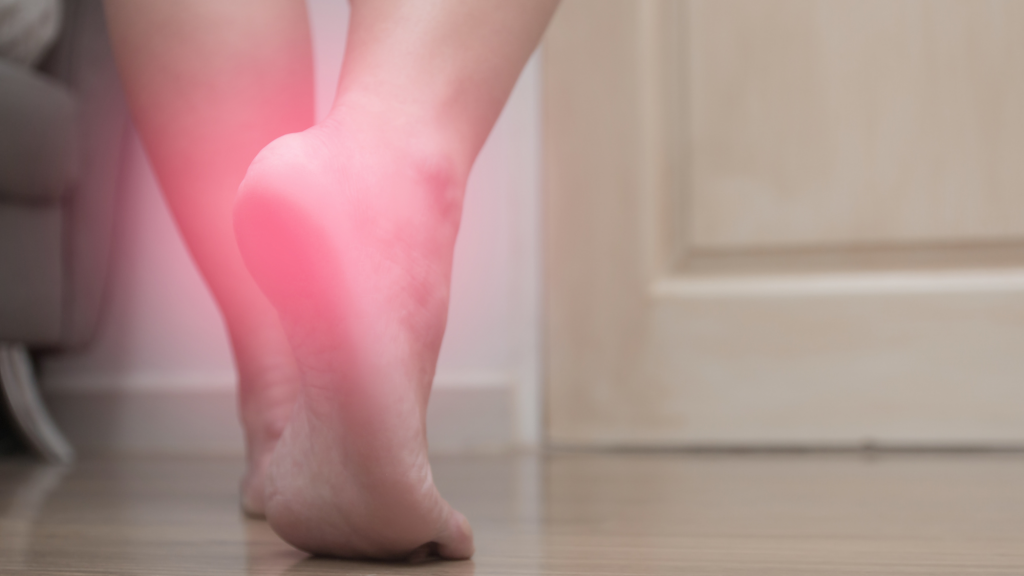 plantar fasciitis pain in heel and arch of foot