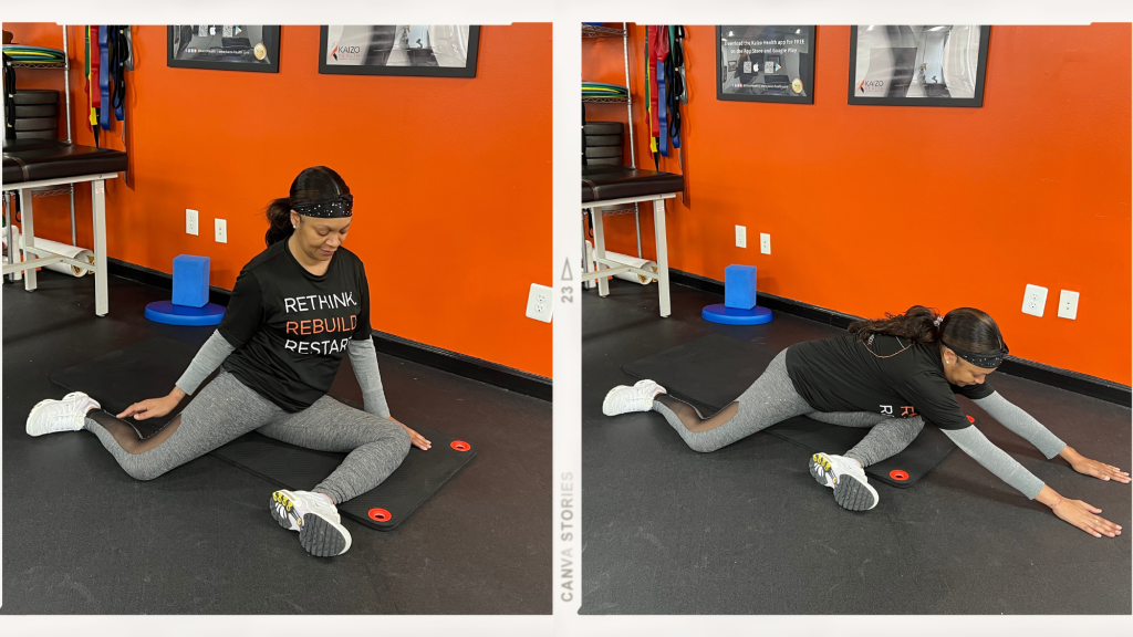 90x90 hip stretch